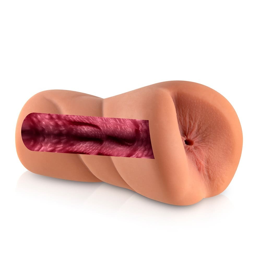 Мастурбатор анус emilie - фото 4 | lovedoll Мастурбатор анус emilie вид сбоку с внутренней структурой