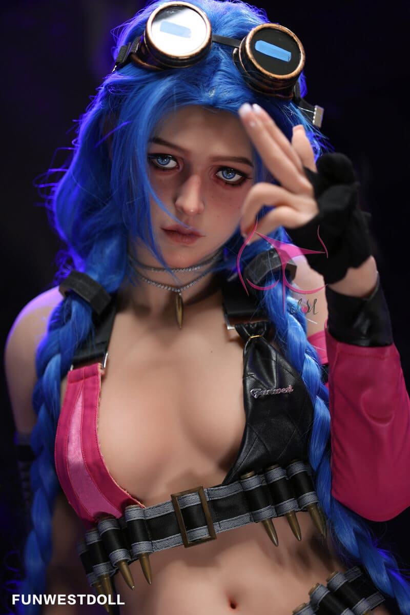 Секс-кукла jinx - фото 1 | lovedoll Секс-кукла jinx с синими волосами