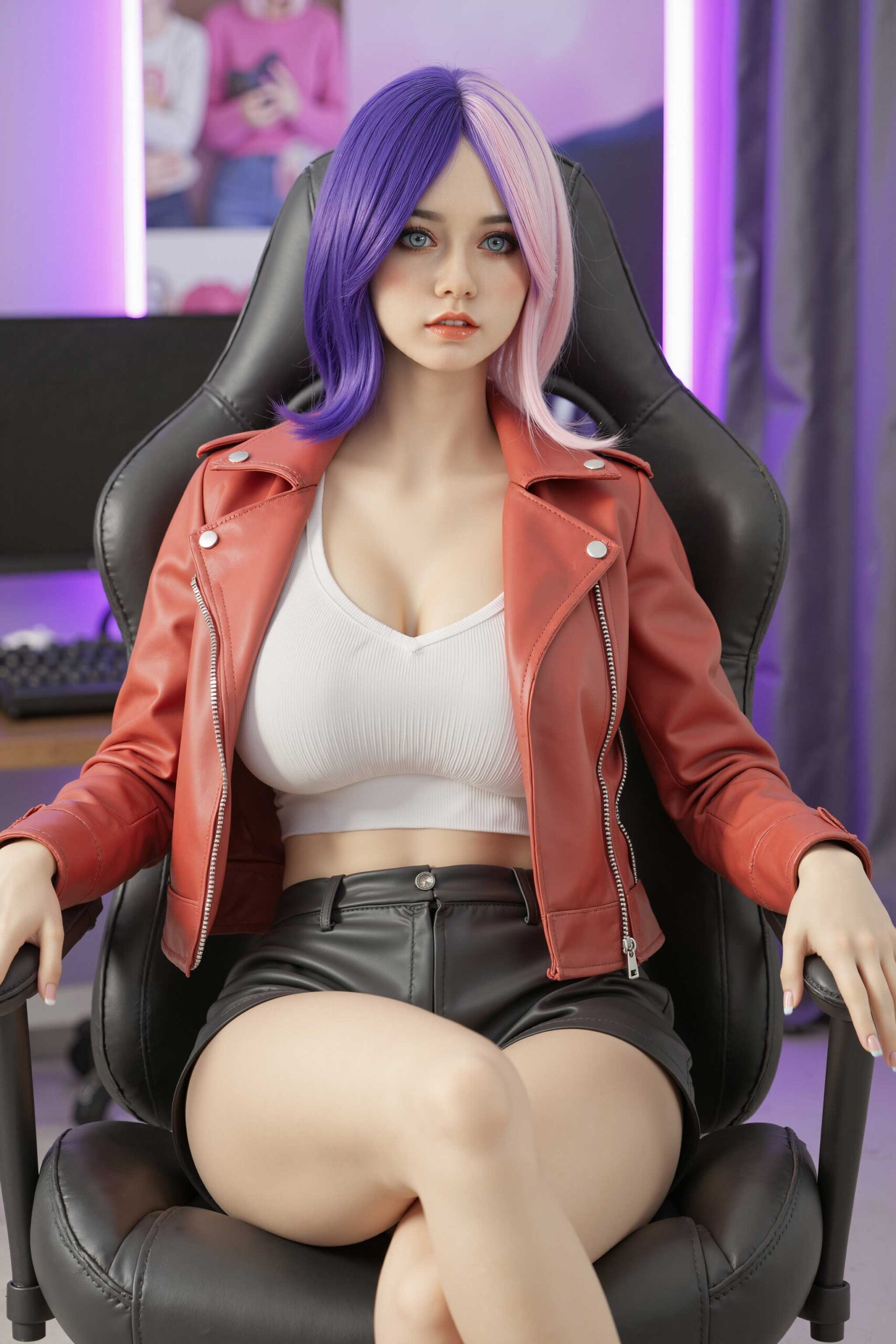 Секс-кукла kiki фото 1 | lovedoll Секс-кукла kiki с фиолетовыми волосами