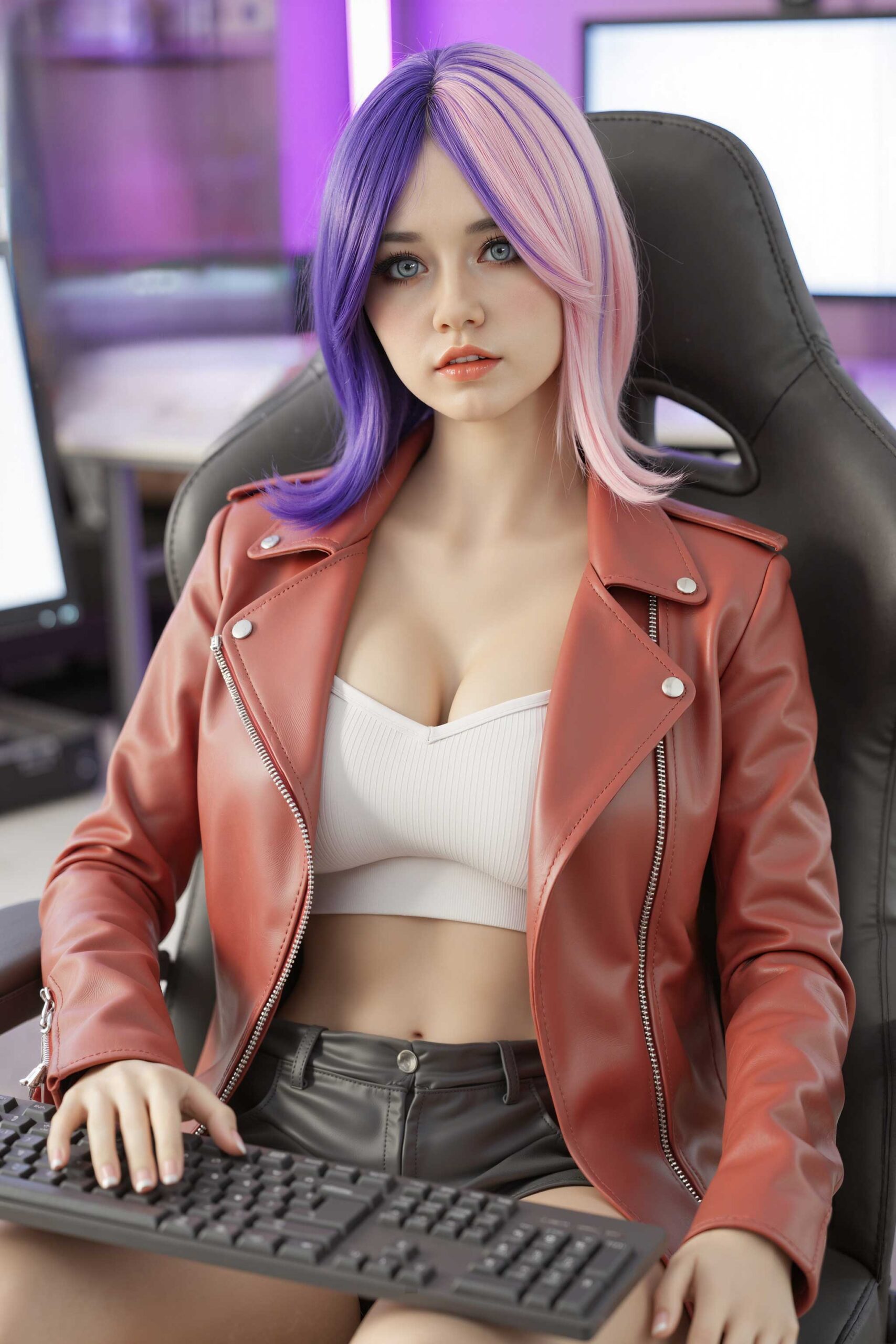 Секс-кукла kiki фото 4 | lovedoll Секс-кукла kiki в красной куртке