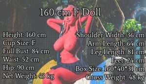 Параметри тіла 160 f | lovedoll Параметри тіла 160 f