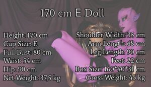 Параметри тіла 170 e | lovedoll Параметри тіла 170 e