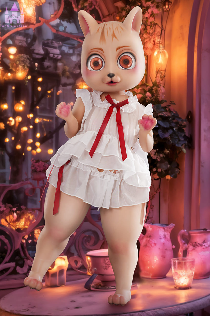Секс-кукла bearrie - фото 21 | lovedoll Секс-кукла bearrie в белом эротическом костюме