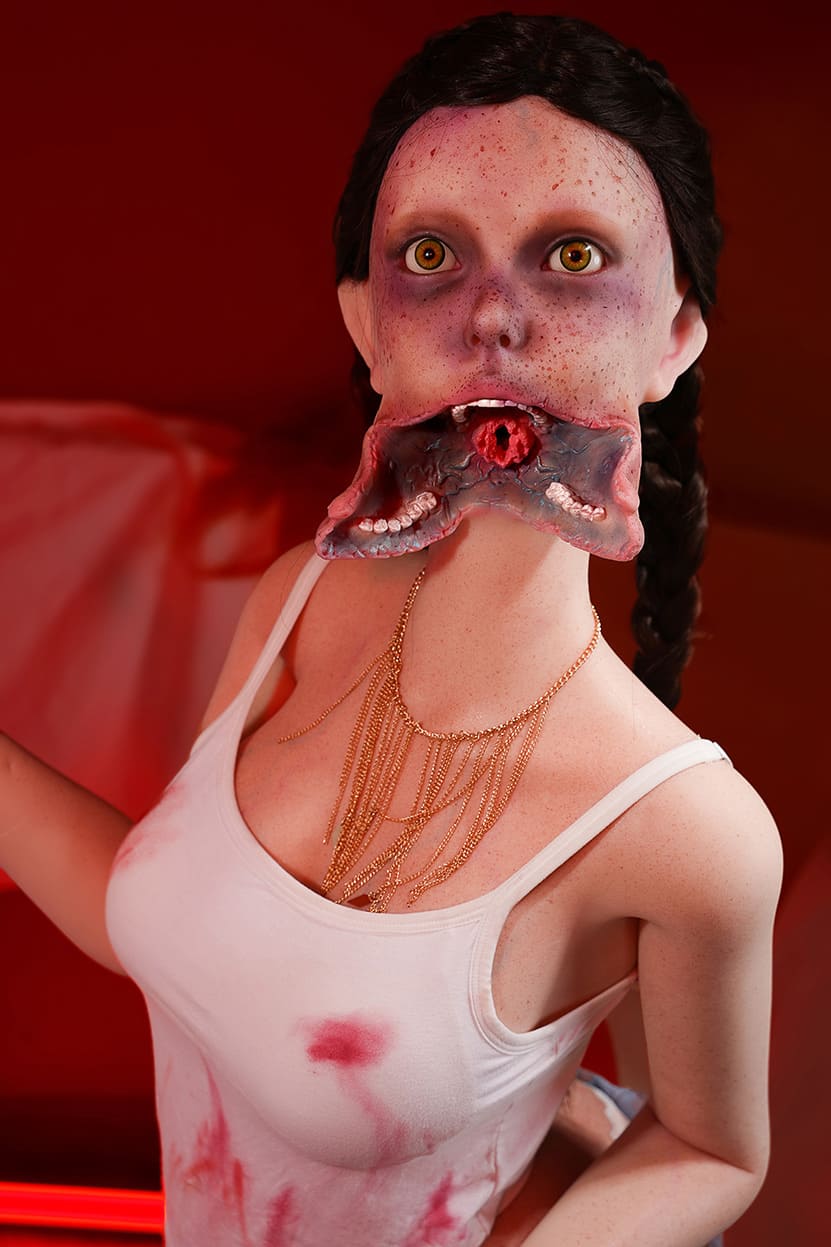 Секс-кукла zombiella - фото 5 | lovedoll Секс-кукла zombiella с разорванным ртом