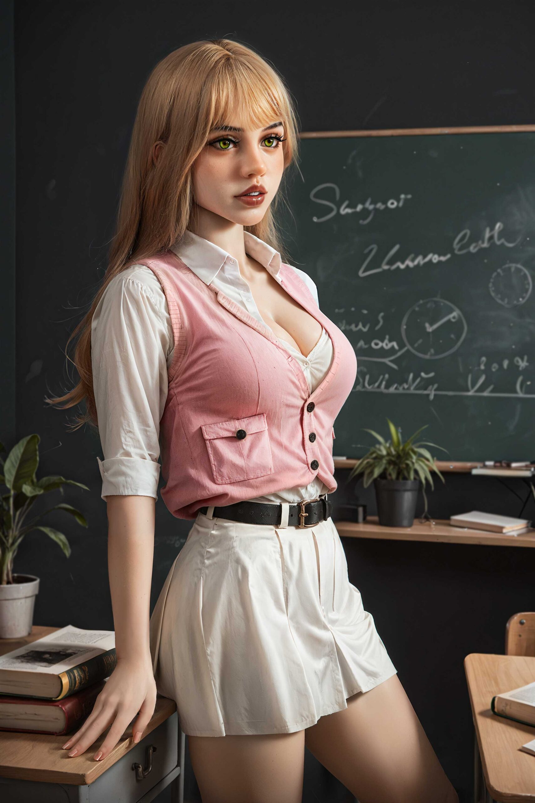 Секс-кукла odalys фото | lovedoll Секс-кукла odalys в розовой жилетке